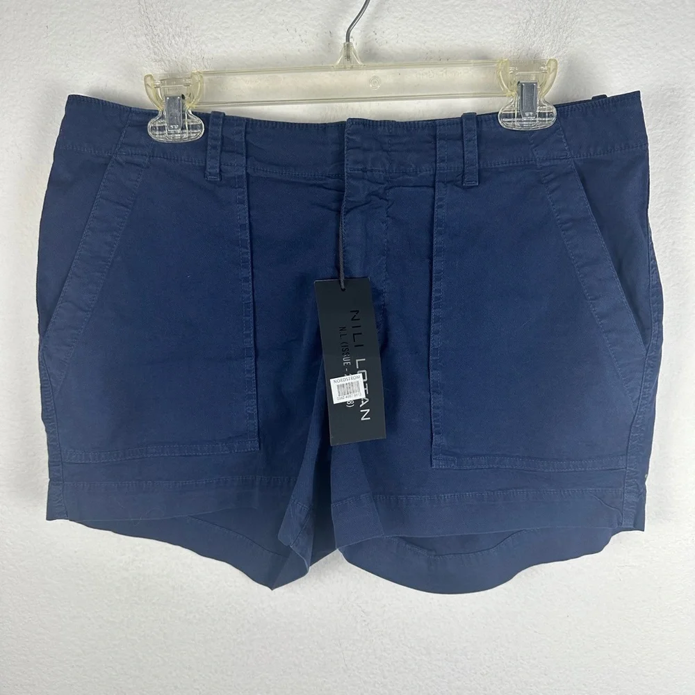 Nili Lotan Utility Short Marine Blue (Navy) Women’s 10 NWT